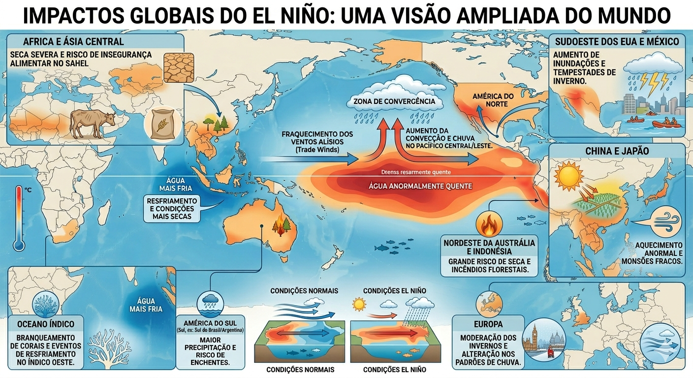 **Impactos do El Nino na Europa e no Mundo**